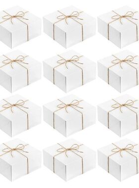 Box Paper Gift Boxes White Present Container Cardboardlids