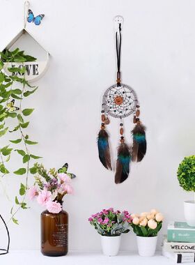 Car Pendant Handmade Dream Catcher Feather Hanging Car