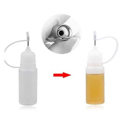 1 Buah 5Ml/20Ml Ujung Jarum Plastik Kosong Tutup Botol
