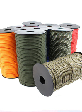 550 Military Paracord 100M 7 Strand 4mm Parachute Cord Campi