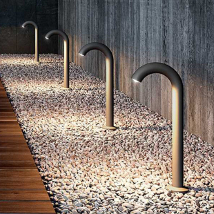 Light Water Faucet Pathway Landscape Aluminum Outdoor Garden