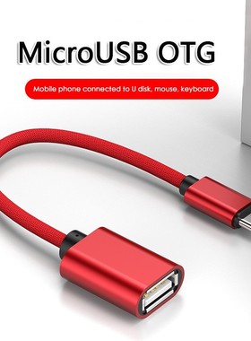 Type c / Micro USB male Host to USB Female OTG Cable Adapte