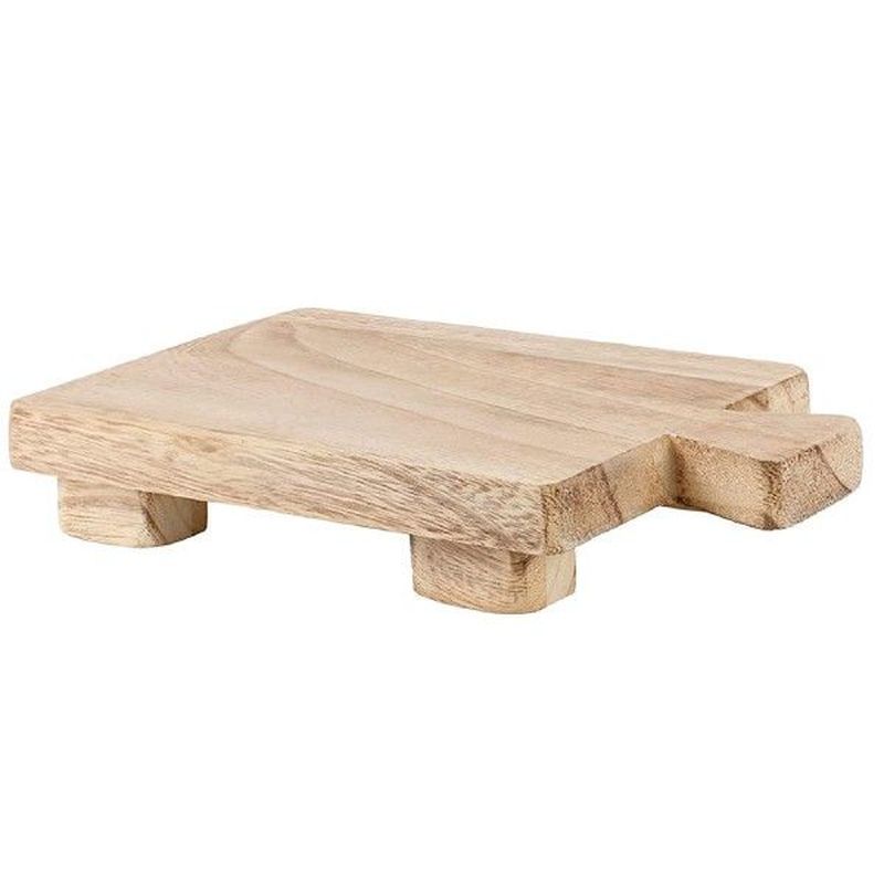 Wooden Bathroom Tray Countertop Storage Tray Rectangular