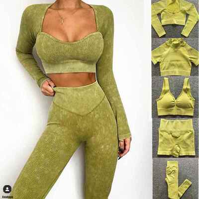 Vital Women Sport Suit Yoga Set Gym Workout Clothes Long