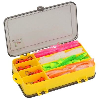 131pcs Simulation T-tail Fake Crankbait Fishing Lures with