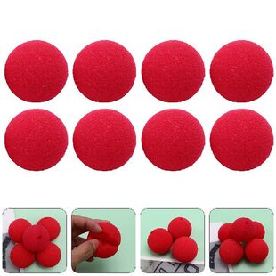 Clown Nose Red Noses Sponge Balls Supplies Professional
