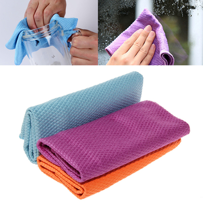 3Pcs Water Kitchen Absorbable Cleaning Glass Cloth Wipes