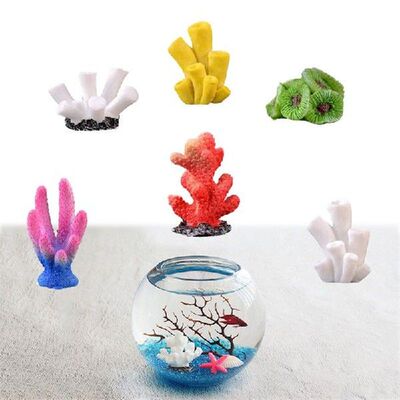 Artificial Coral Aquarium Decoration Ornament Colorful