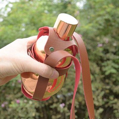 Portable Hip Flask Wine Jug Gourd Bottle, 500ml 1500ml