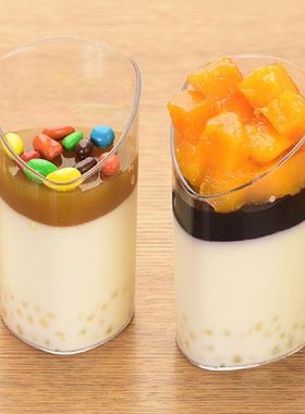 Cup Dessert Cups Parfait Mini Transparent Clear Pudding