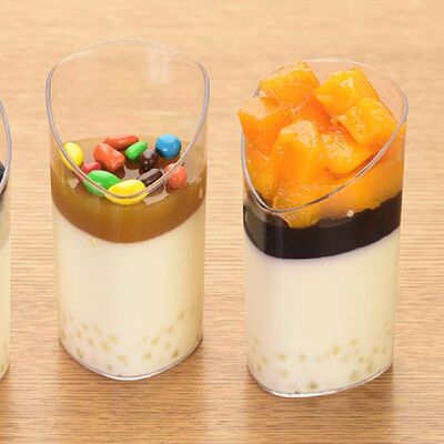 Cup Dessert Cups Parfait Mini Transparent Clear Pudding
