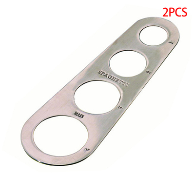 2 Pieces Stainless Steel Spaghetti Measurer Pasta Noodle