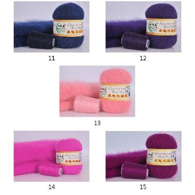 50 50 Gram Per Orang Berkualitas Tinggi Wol Cerpelai Lembut