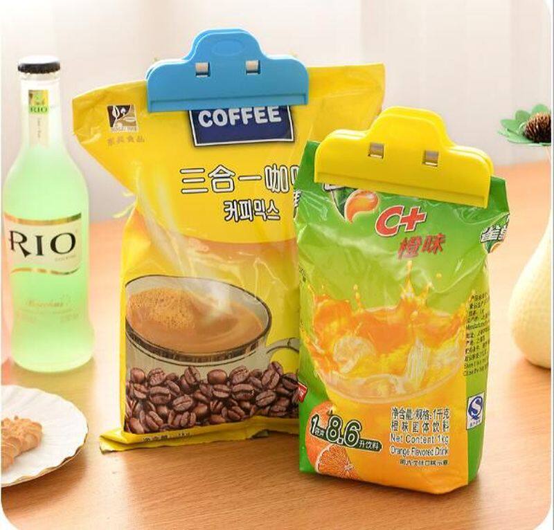 2pcs/lot  dried milk bag sealed clips candy food 10cm