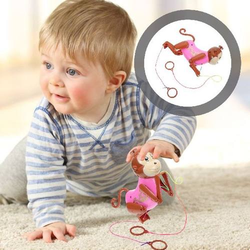 Cartoon Plaything Plastic Plaything Pulling Rope Monkey Clim