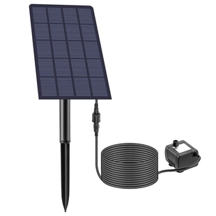 Landscape Rockery Solar Pool Fountain Brushless Garden