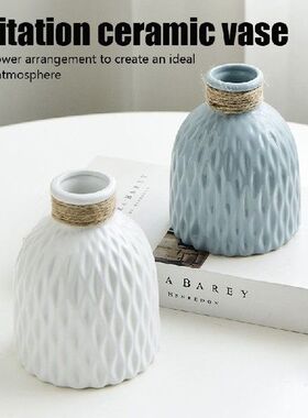 Jarrones Decorativos Moderno European Anti-Ceramic Flower