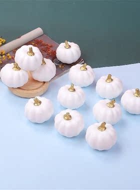 12Pcs Halloween Pumpkin Decorations Pumpkin Shaped