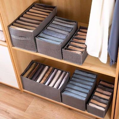 Large Box Storage Clothing Organization System For Jeans