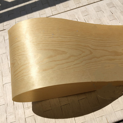 2X Natural Genuine Chinese Pine Wood Veneer 20cm x 2.5m