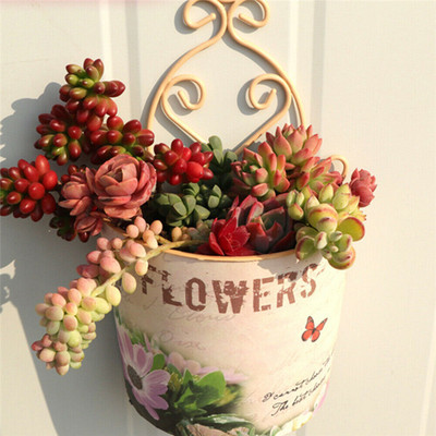 Romantic Plastic Wall Hanging Planter Plant Flower Pot Troug