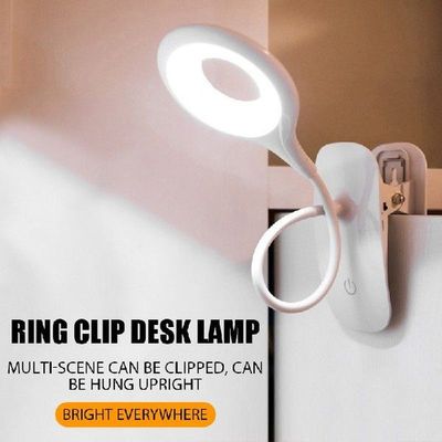 Desk Lamp Touch Clip Study Light Gooseneck Desktop USB