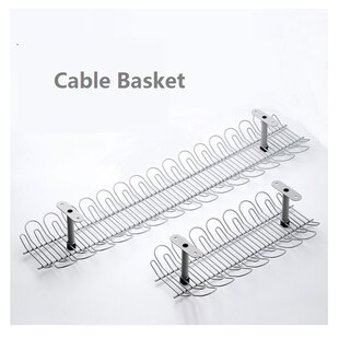 Cable Management Tray Wire Basket Cord Storage Organizer Und