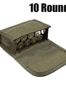 hunting 10 Round Shot Shotshell Reload Holder Molle Pouch fo