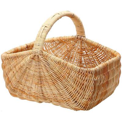 Vietnam imports handmade rattan handle storage basket bread