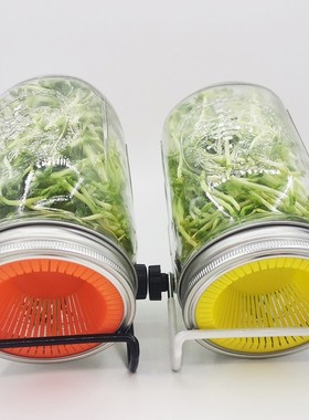 2PCS Mason Jars Lid Sprouting Strainer Lids Mason Jar Fermen