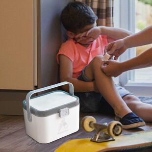 First Aid Kit Case Family Emergency Kit Storage Box With