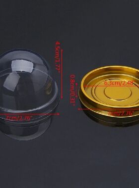 50G Nampan Kue Bulan Bulat Kotak Kemasan Mooncake Holder