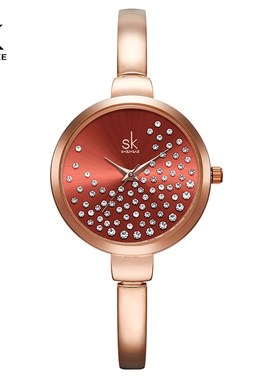 Shengke Women Watches Women Fashion Watch Geneva Designer L
