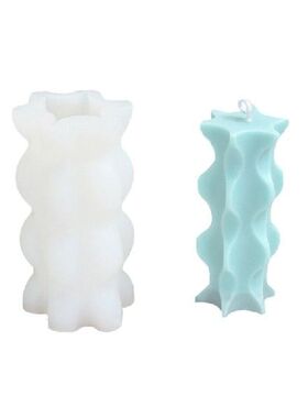 K1MF 3D Cetakan Gelombang Geometris Epoksi Resin Silikon