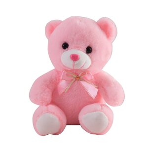 Romantic Pink Glowing Bear Glitter Teddy Plush Doll Toy