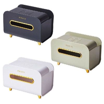 Tissue Box Holder Plastic Multifunction Organization Holder