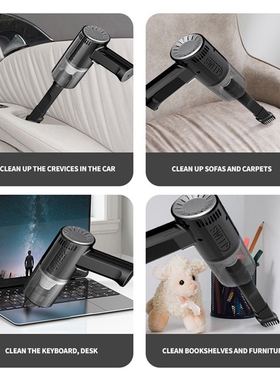 Car Vacuum Cordless Vacuum Cleaner USB Rechargeable Mini