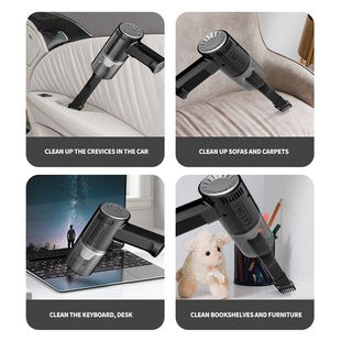Car Vacuum Cordless Vacuum Cleaner USB Rechargeable Mini