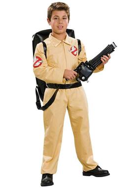 Movie theme Ghostbuster cosplay kids halloween costume suita