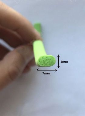 Silicon Foam Strip Heat Insulation Rubber Bar 20x6mm 7x4mm