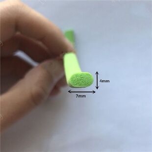 Silicon Foam Strip Heat Insulation Rubber Bar 20x6mm 7x4mm