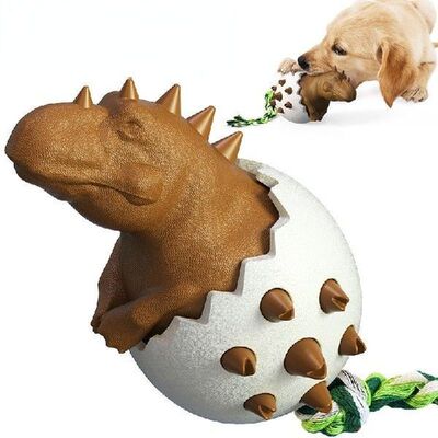Dinosaur Egg Molar Stick Chew Resistant Toothbrush Floating