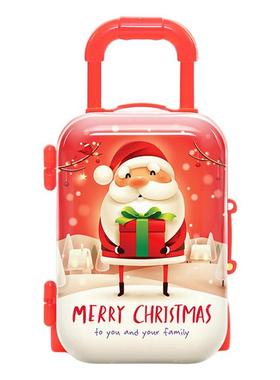 Mini Suitcase Candy Box Tinplate Small Jewelry Container