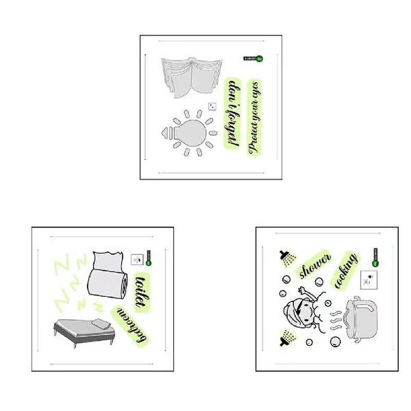 Luminous Switch Stickers Decorative Wall Stickers