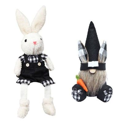 Easter Bunny Gnome Plush Scandinavian Tomte Elf Decorations