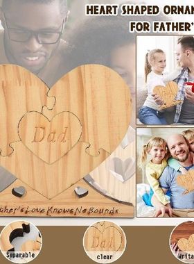 Diy Personalized Love Heart Puzzle Wooden Listing Wooden