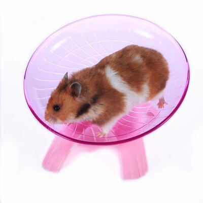 Pet Hamster Flying Saucer Exercise Wheel Hamster Mouse
