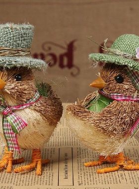 Baby Chicks Ducks Decoration Cute Small Fluffy Animal