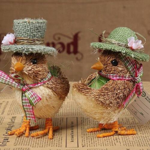 Baby Chicks Ducks Decoration Cute Small Fluffy Animal