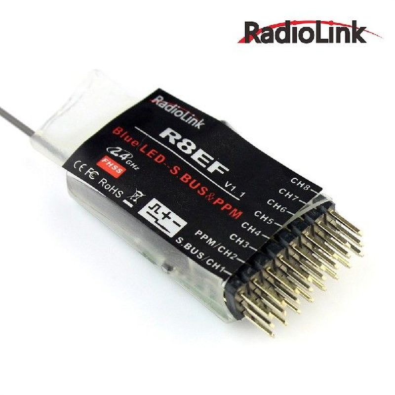 Radiolink R8EF 2.4G 8CH FHSS 8 Channels Receiver For T8FB 农用物资 助剂 原图主图